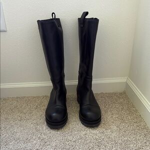 Marni Black Combat Boots